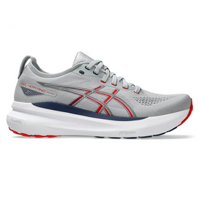 Asics Gel-Kayano 31 Cinza com Vermelho e Azul Marinho