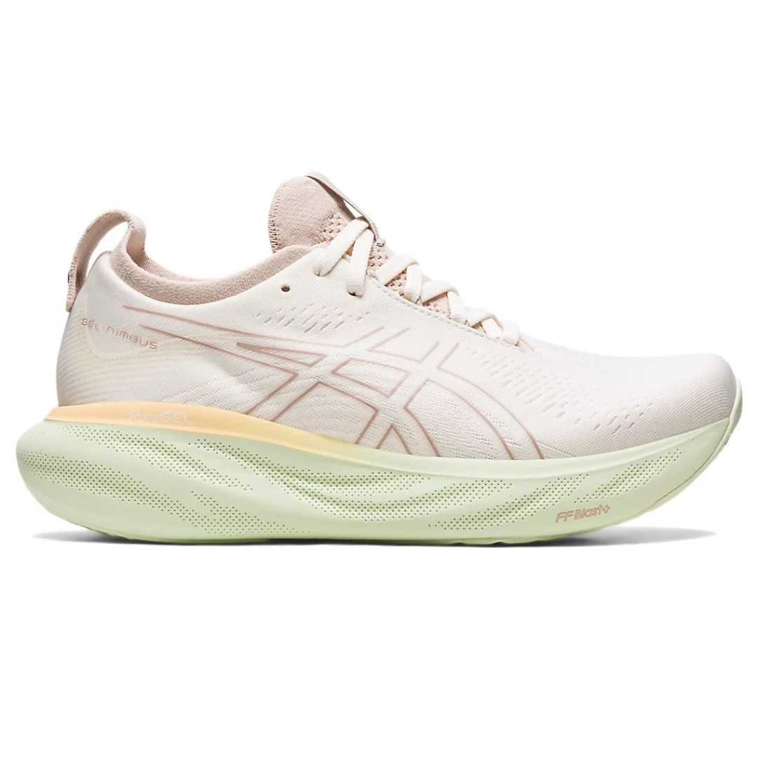 Asics Gel - Nimbus™ 25 Creme e Verde Claro