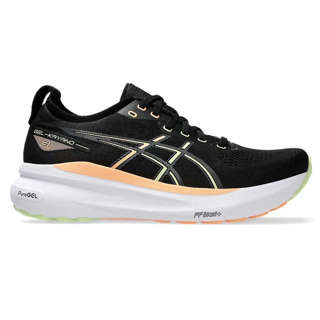 Asics Gel-Kayano 31 Preto com Branco e Laranja