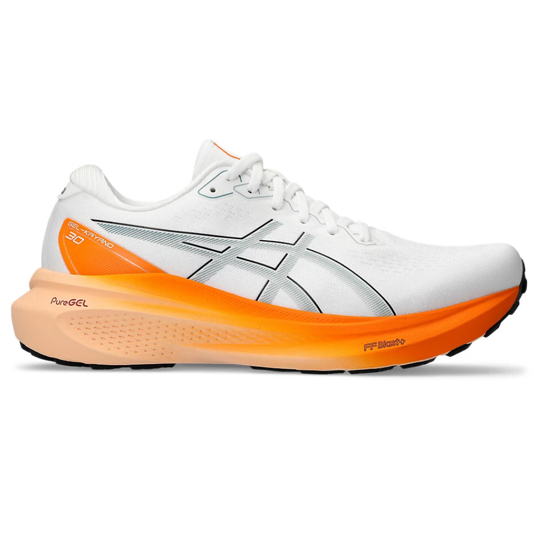 Asics Gel-Kayano 30 - Branco e Laranja