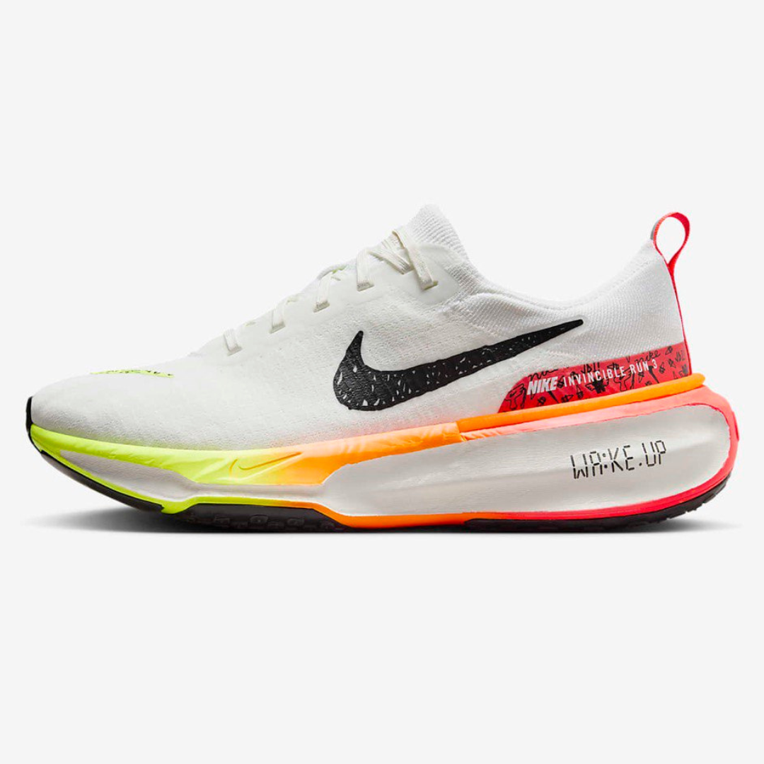 Nike Invincible Run 3 White Bright Crimson