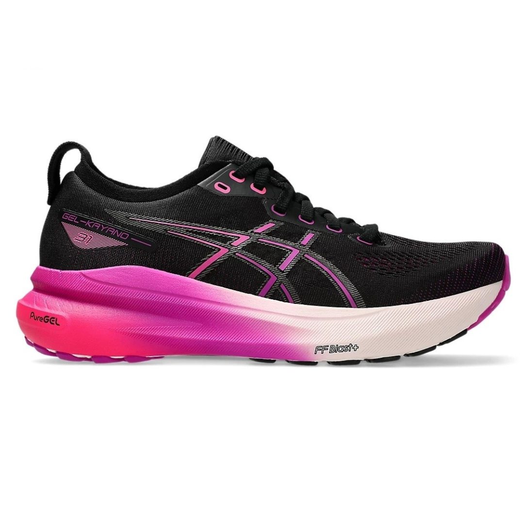 Asics Gel-Kayano 31 Preto com Rosa