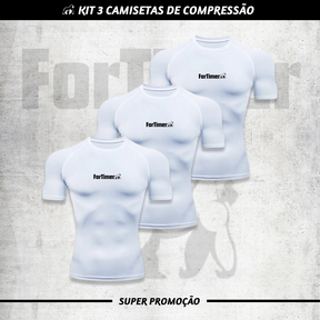 Kit 3 Camisetas de Compressão Fortimer™