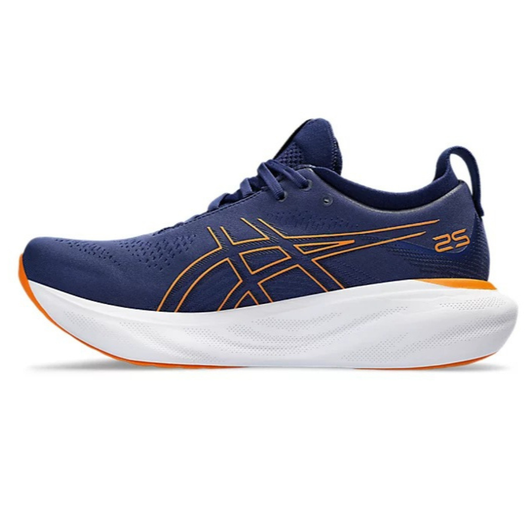 Asics Gel - Nimbus™ 25 Azul Marinho e Laranja