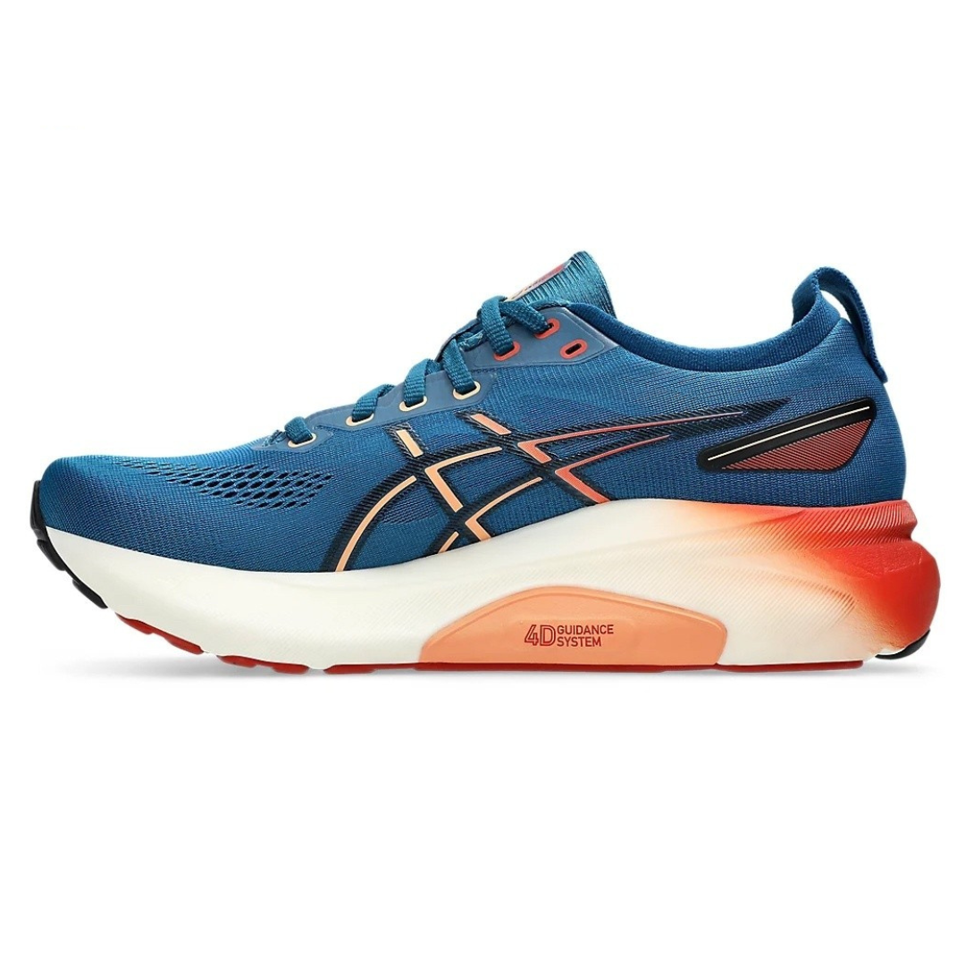 Asics Gel-Kayano 31 Paris -Platinum - Azul Marinho com Vermelho