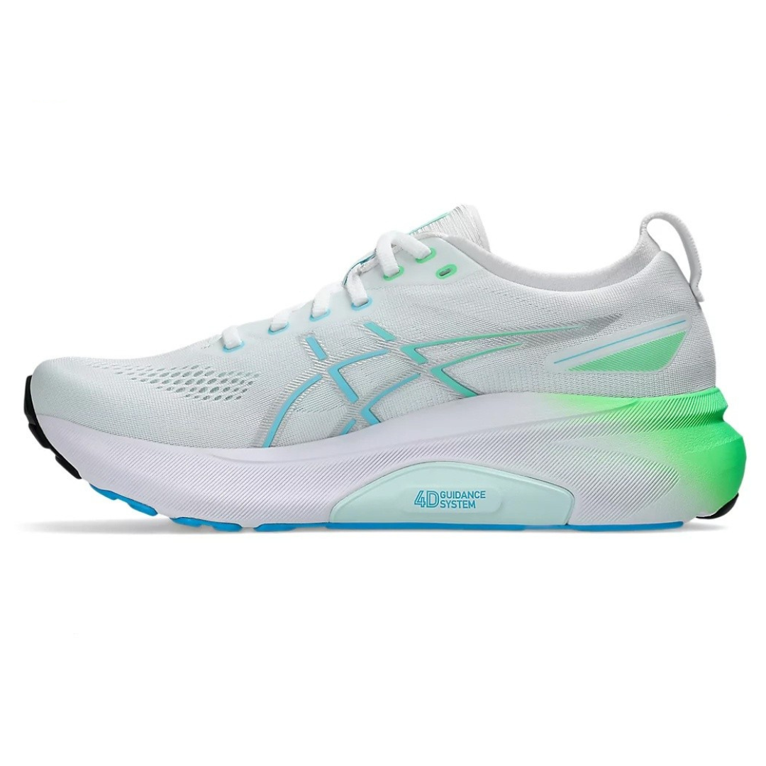 Asics Gel-Kayano 31 Branco com Verde e Azul