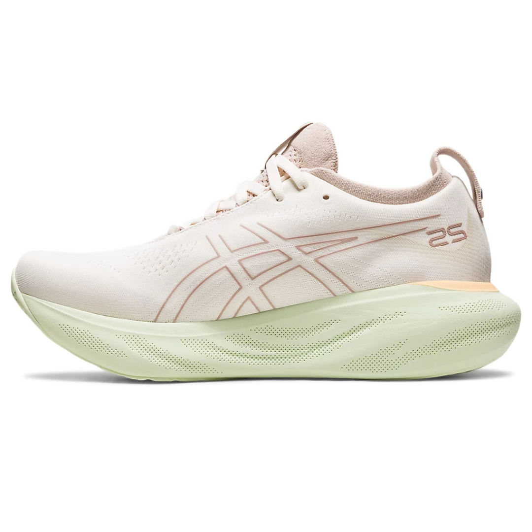 Asics Gel - Nimbus™ 25 Creme e Verde Claro