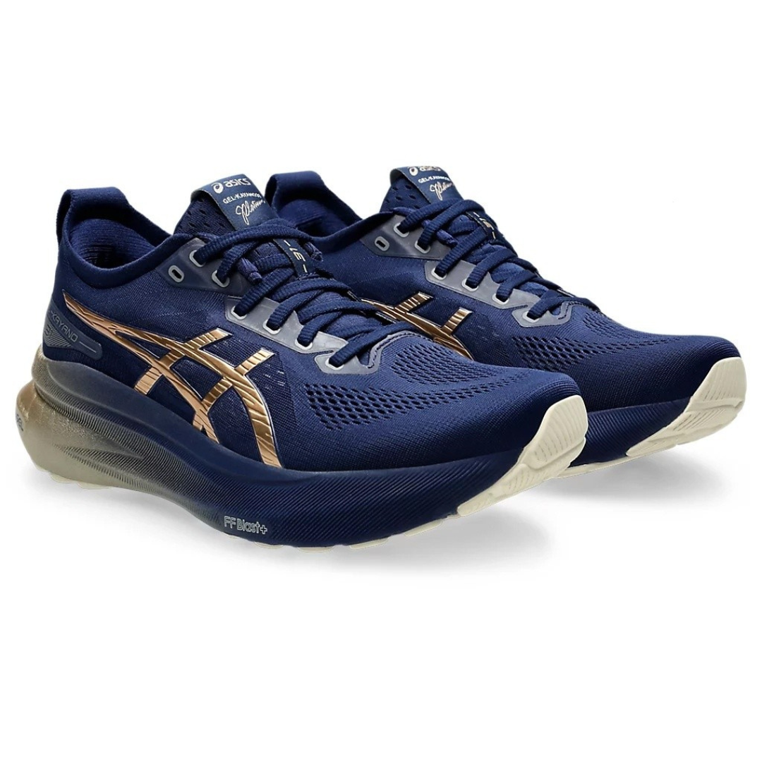 Asics Gel-Kayano 31 Paris -Platinum - Azul Marinho com Dourado