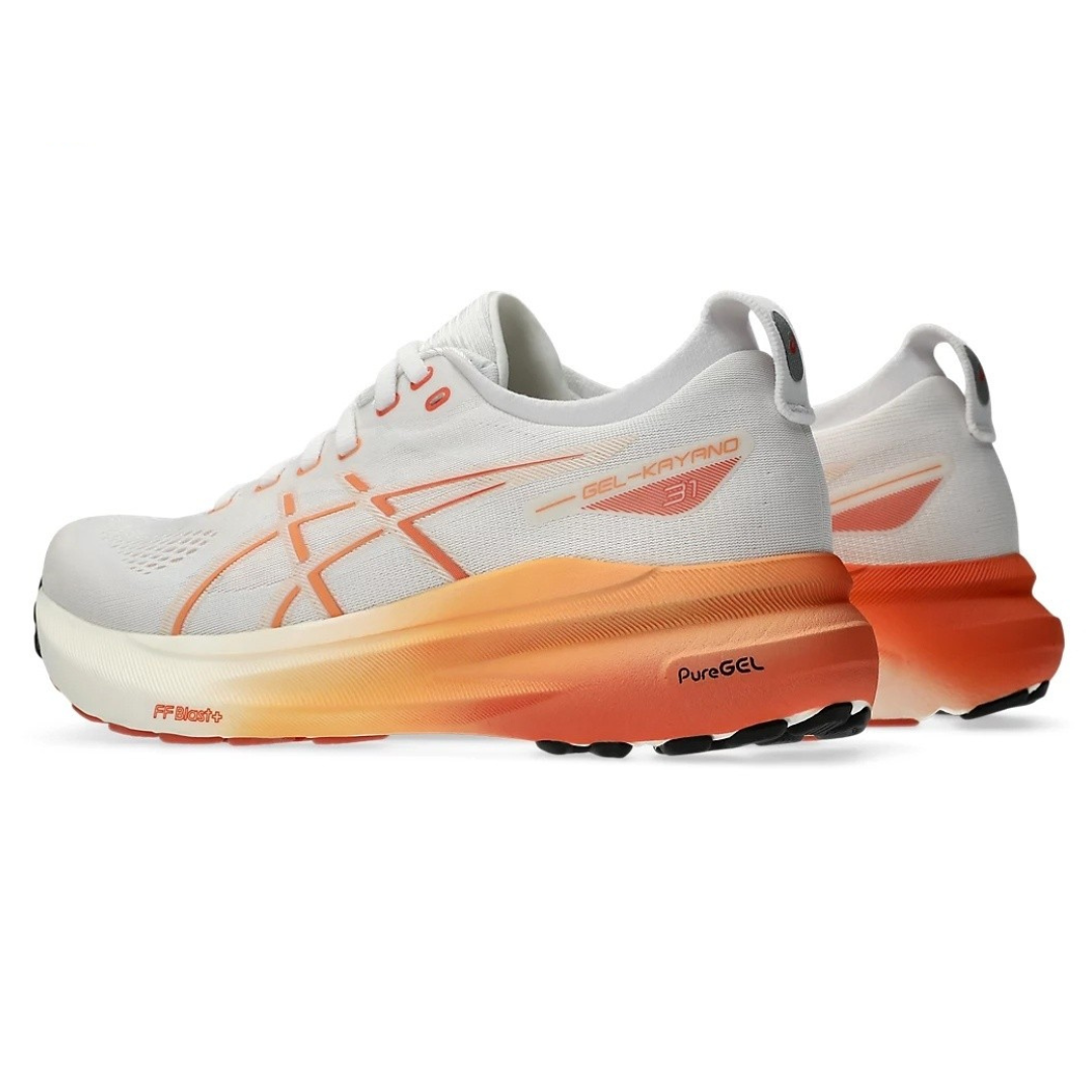 Asics Gel-Kayano 31 Branco com Laranja