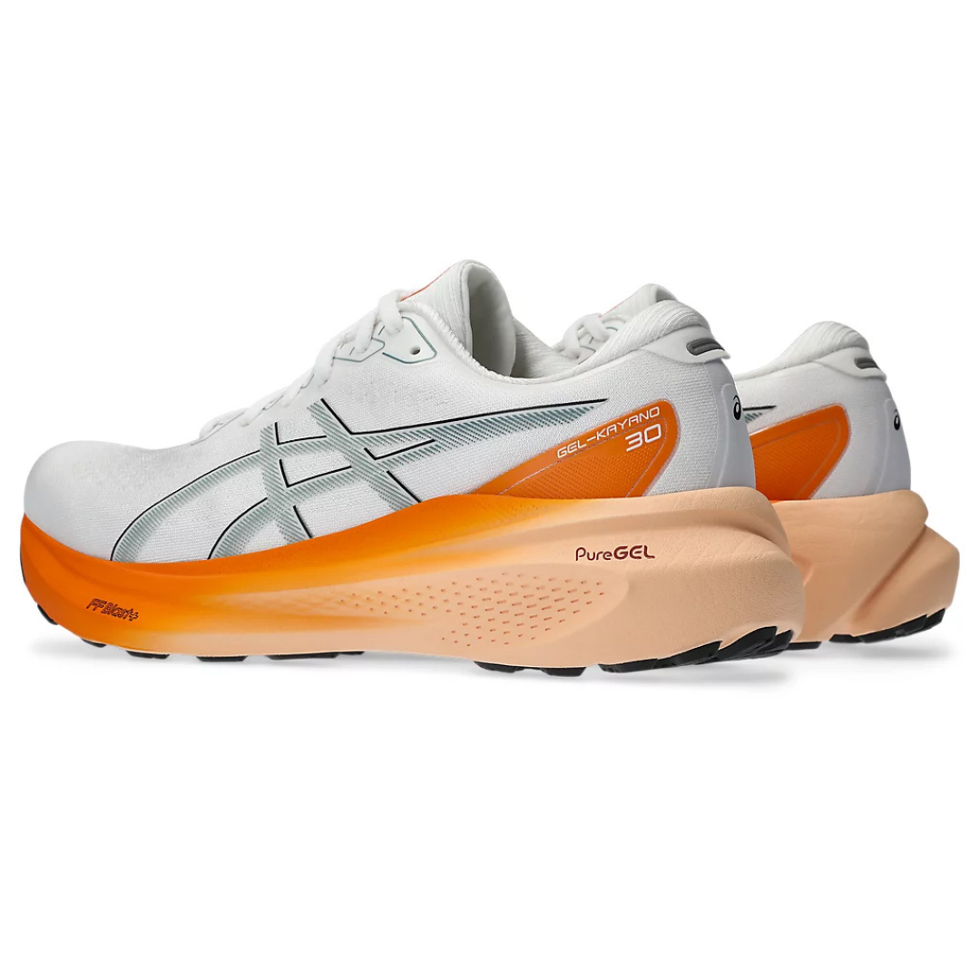 Asics Gel-Kayano 30 - Branco e Laranja