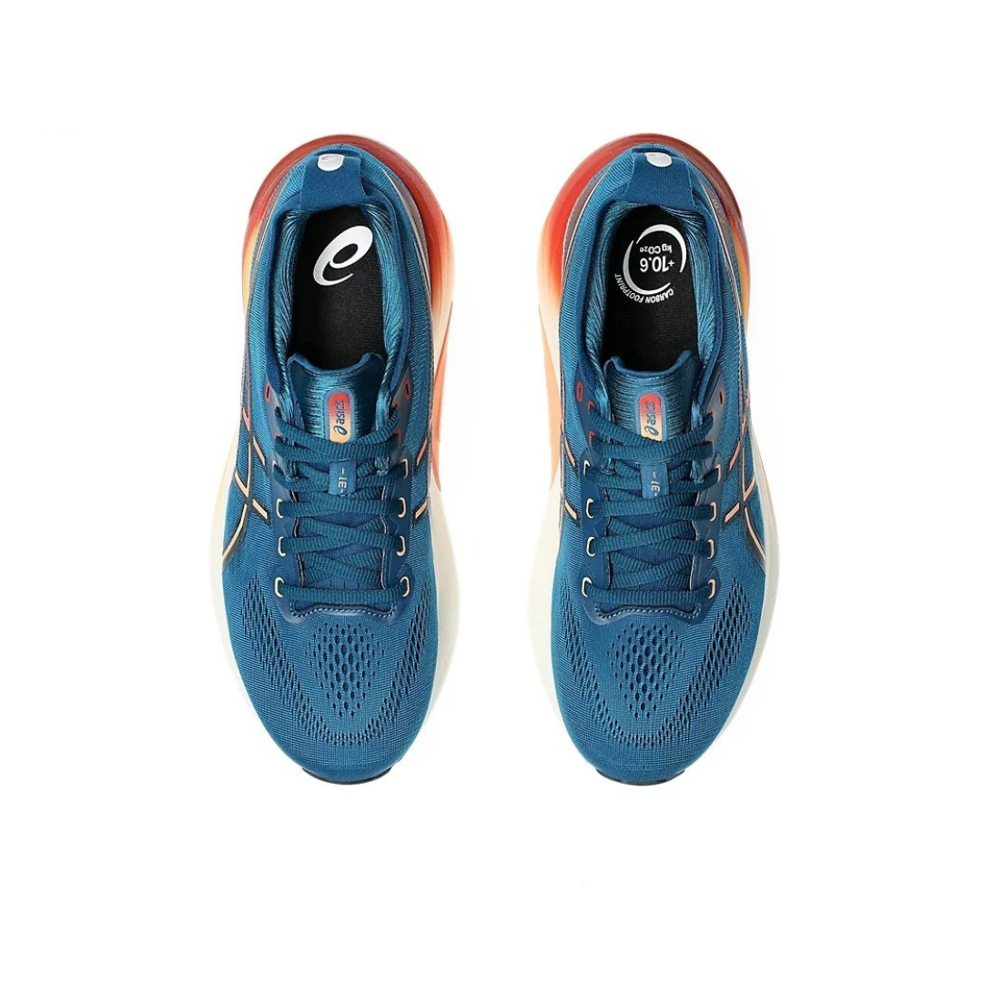 Asics Gel-Kayano 31 Paris -Platinum - Azul Marinho com Vermelho