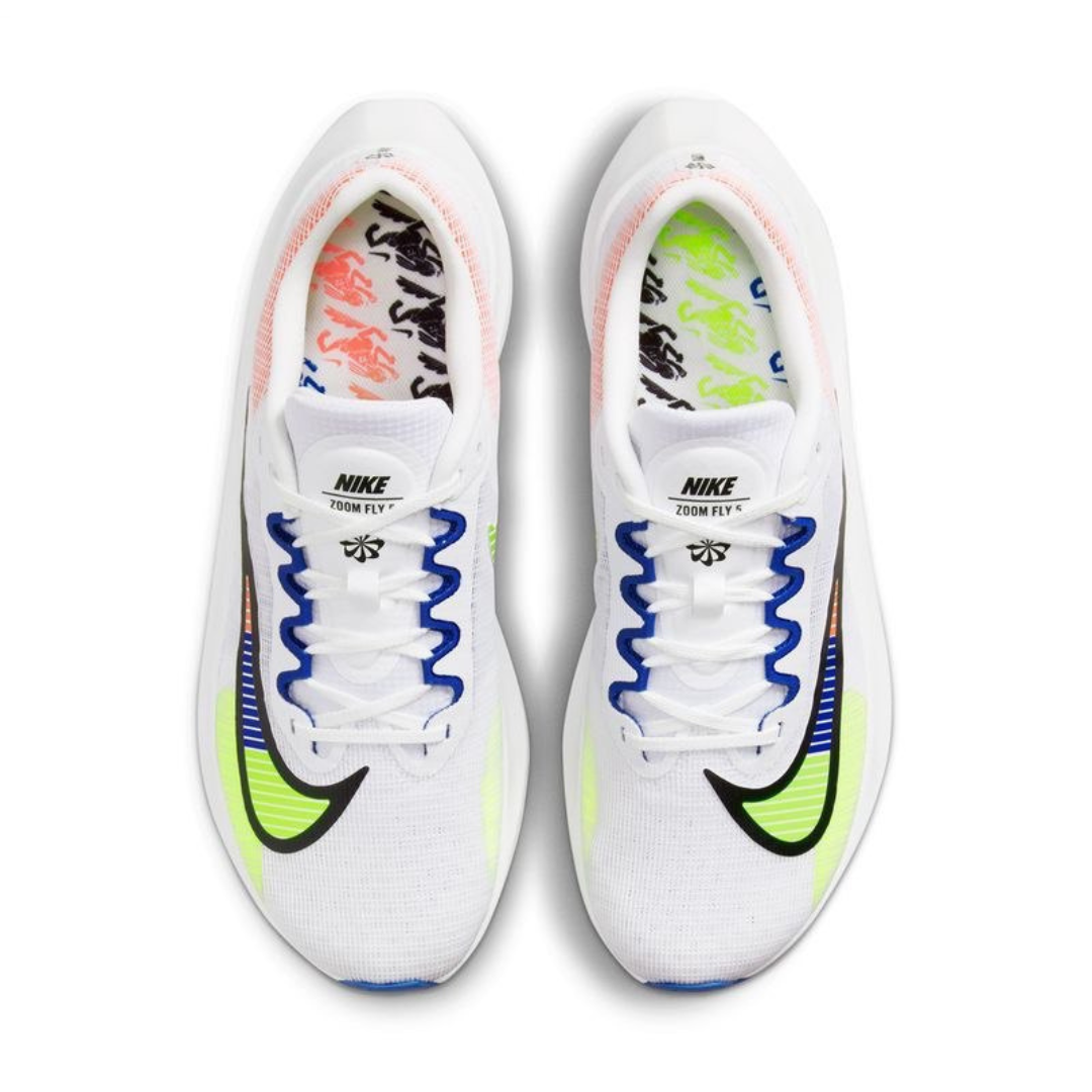 Nike Zoom Fly 5 Branco com Azul e Verde