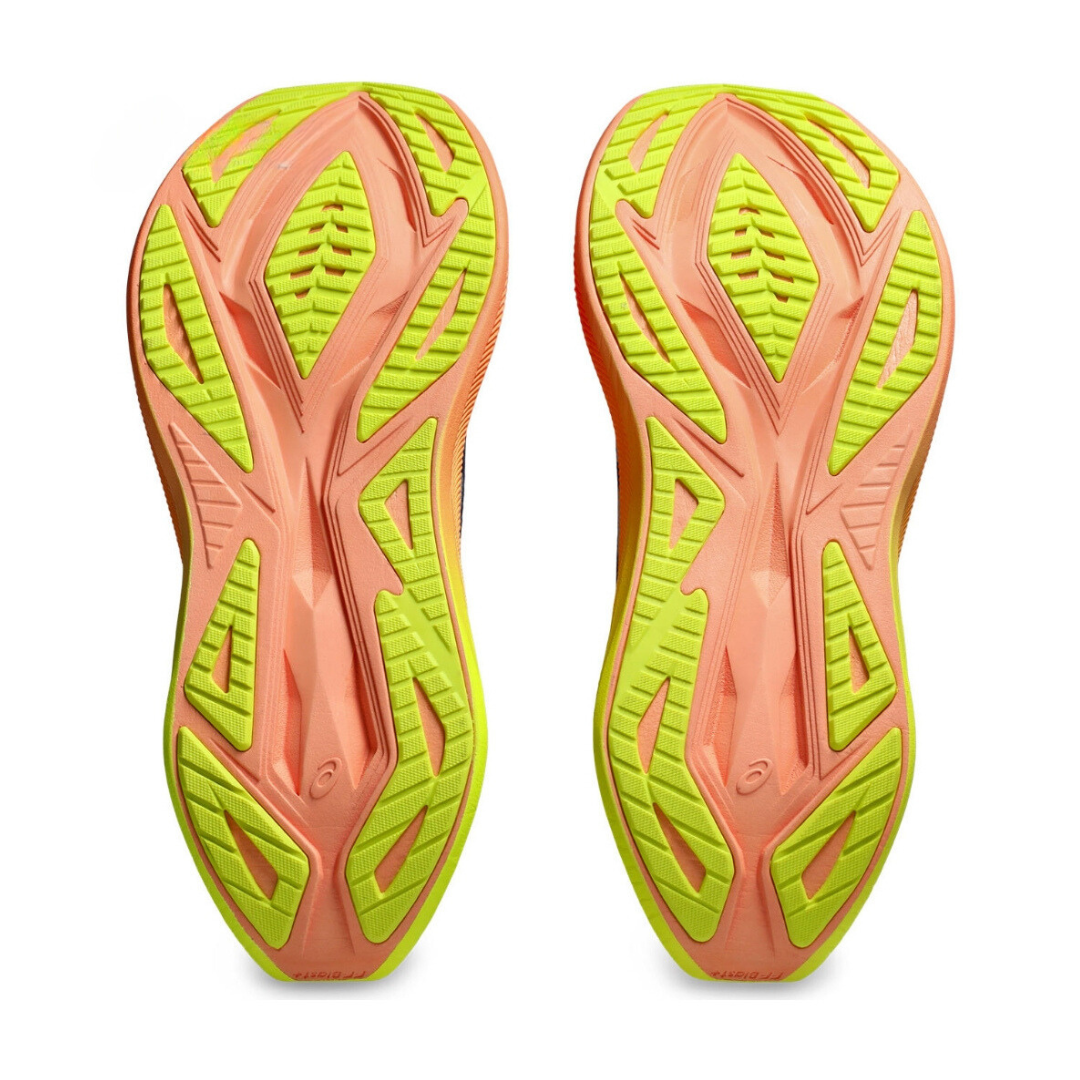 Asics Superblast 2 Paris - Unissex - Cinza com Verde e Laranja