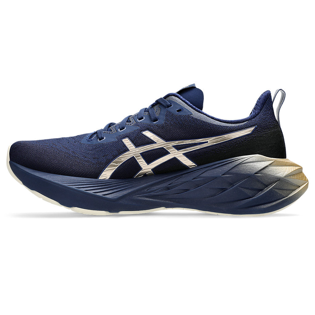 Asics NovaBlast™ 4 Platinum Azul Marinho Dourado