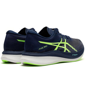 Asics Magic Speed 3 - Azul Marinho com Verde e Branco