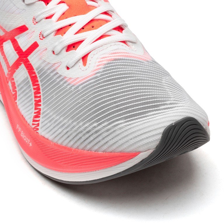 Asics Magic Speed 3 - Branco com Vermelho