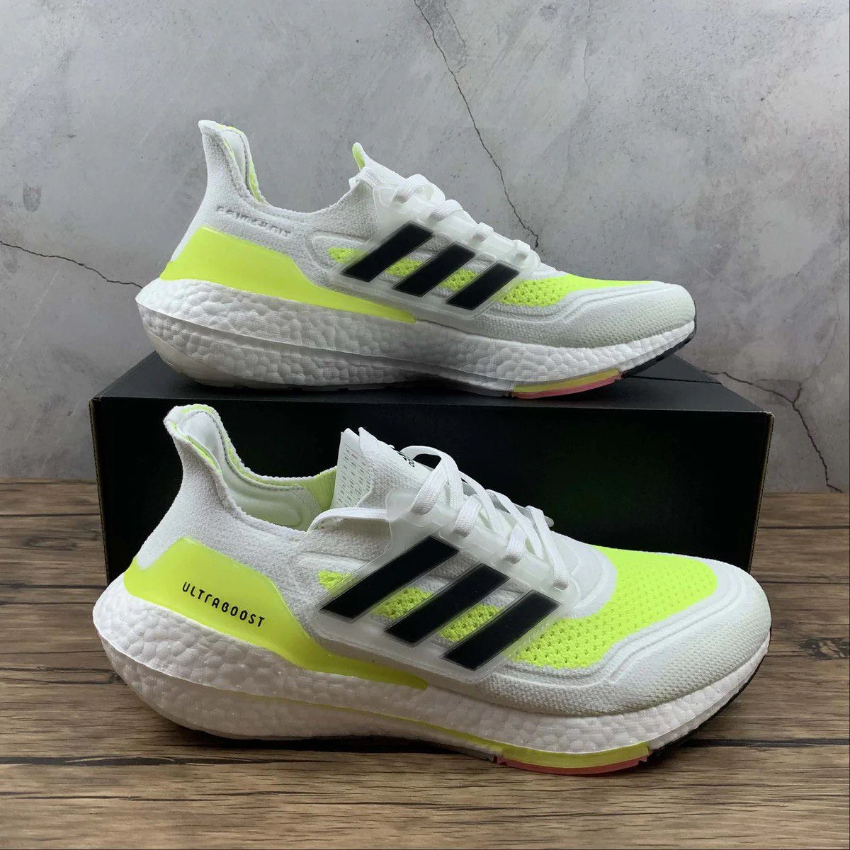 Adidas Ultraboost 21 Branco Verde