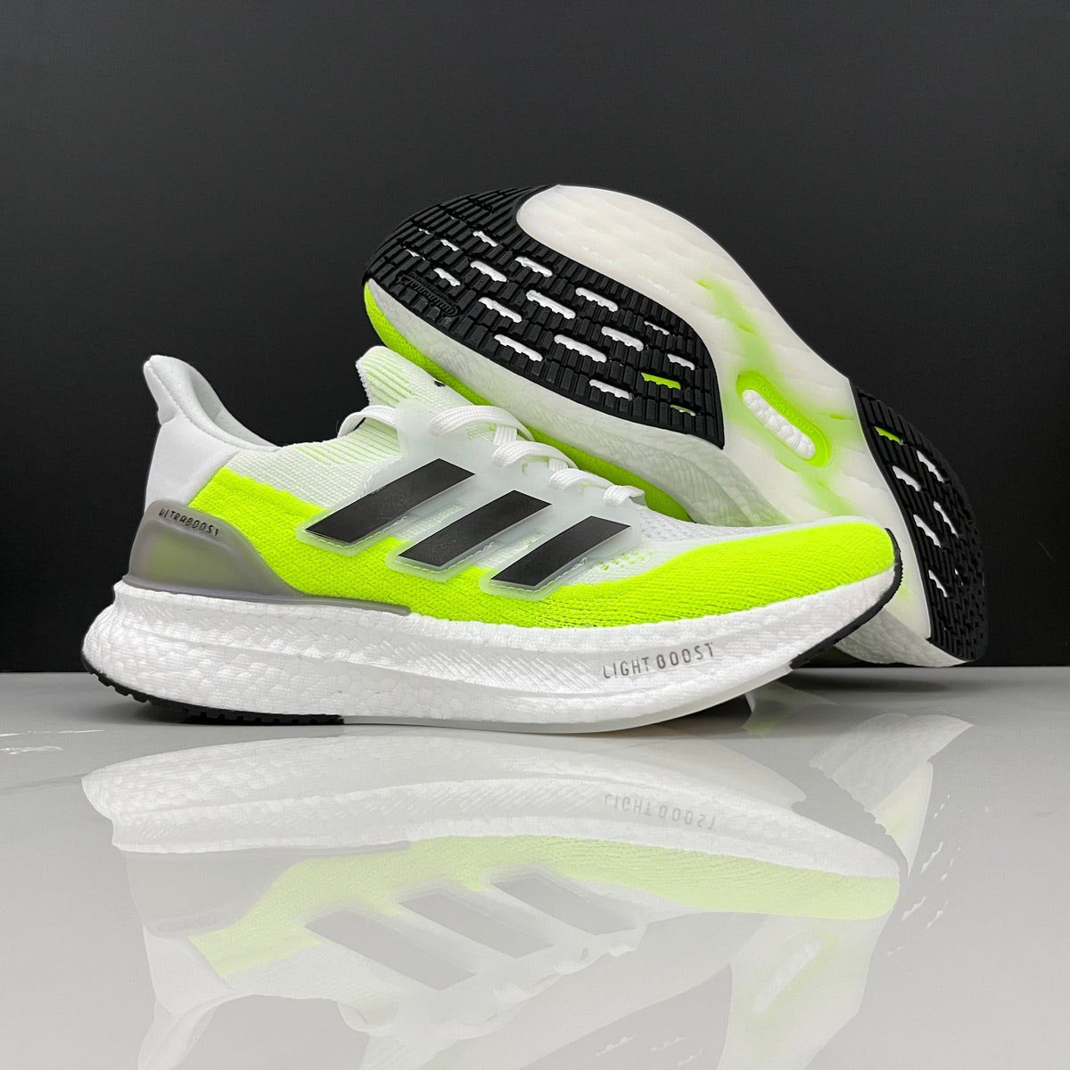 Adidas Ultraboost 5 Branco Verde Fluorescente